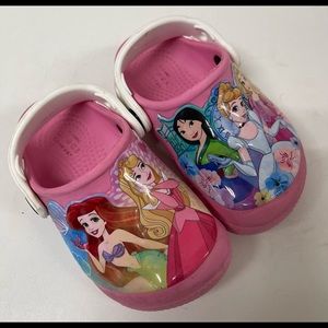 Disney Princess Crocs Excellent Condition Toddler 7